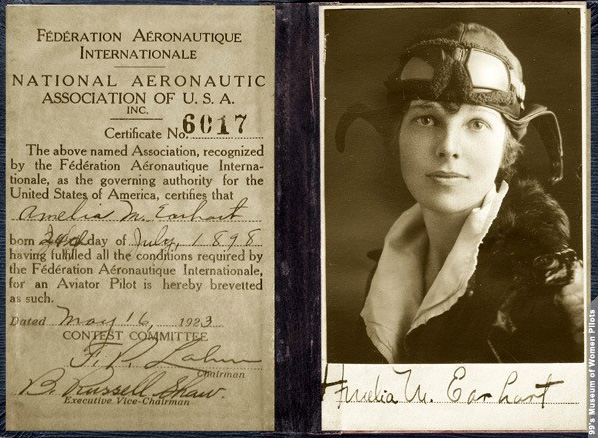 Înconjurul lumii cu avionul, dorința Ameliei Earhart