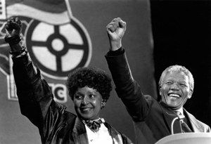 Nelson și Winnie Mandela