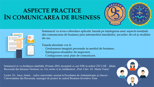 București: Aspecte practice în comunicarea de business