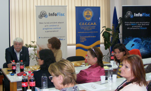 Click pentru mărire Filiala CECCAR Constanța: Întâlnire a membrilor cu reprezentanți ai AJFP