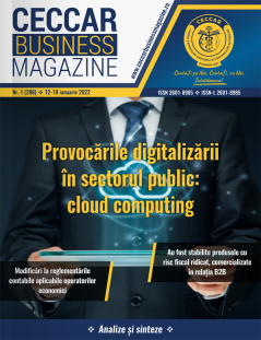 CECCAR Business Magazine, nr. 1 / 12-18 ian. 2022
