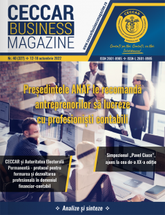 CECCAR Business Magazine, nr. 40 / 12-18 oct. 2022
