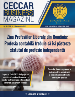 CECCAR Business Magazine, nr. 43 / 2-8 nov. 2022