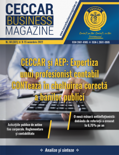 CECCAR Business Magazine, nr. 44 / 9-15 nov. 2022