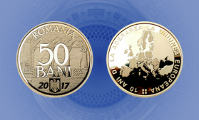 Emisiune numismatică: 10 ani de la aderarea României la Uniunea Europeană