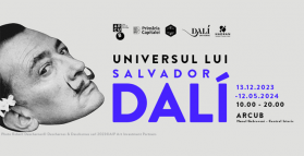 În perioada 13 decembrie 2023 – 12 mai 2024, expoziția-eveniment „Universul lui Salvador Dalí” la ARCUB – Hanul Gabroveni