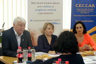 Filiala CECCAR Constanța: Întâlnire a membrilor cu reprezentanți ai AJFP