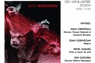 Marți, 30 ianuarie 2024, la MNLR: Lansarea volumului „Și câinii pleacă în exil”, de Bata Marianov, și proiecția filmului „Scuturatul pomilor din Rai”, regia Ioan Cărmăzan
