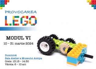 Duminică, 24 martie, Provocarea Lego pentru copiii cu vârste între 6 și 10 ani