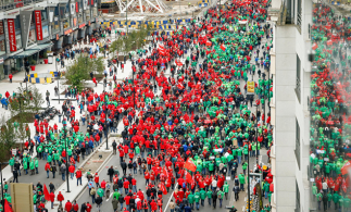 Proteste de amploare la Bruxelles față de măsurile de austeritate