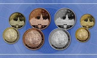 Emisiune numismatică dedicată împlinirii a 100 de ani de la unirea Bucovinei cu România