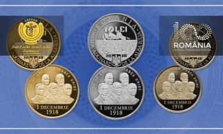 Emisiune numismatică dedicată împlinirii a 100 de ani de la Marea Unire de la 1 Decembrie 1918