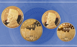 BNR lansează monede cu tema Desăvârșirea Marii Uniri – Regele Ferdinand I Întregitorul 