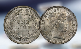 O monedă de 10 cenți din 1894 a fost cumpărată pentru 1,32 milioane de dolari