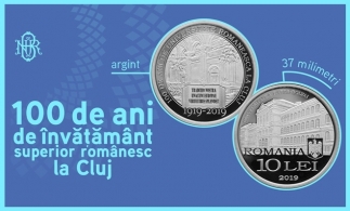 Emisiune numismatică cu tema „100 de ani de învățământ superior românesc la Cluj”