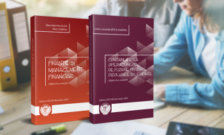 Edițiile revizuite ale volumelor Contabilitatea operațiunilor de fuziune, divizare, dizolvare și lichidare și Finanțe și management financiar, disponibile la filialele Corpului
