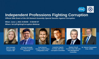 Eveniment virtual pe tema combaterii corupției, organizat de IFAC în colaborarea cu IBA