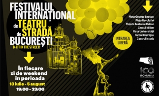 Mâine începe Festivalul Internaţional de Teatru de Stradă Bucureşti B-fit in the street!