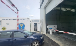 Sistem pentru scanarea cu raze X a autovehiculelor de mici dimensiuni, pus în funcțiune la Biroul Vamal de Frontieră Halmeu