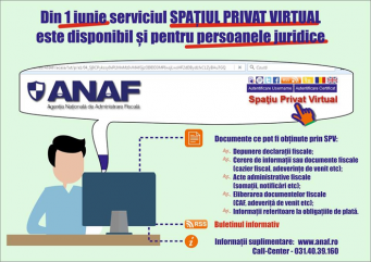 Spațiul privat virtual, disponibil de la 1 iunie și pentru persoanele juridice