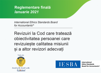 CECCAR a tradus în limba română revizuirile aduse Codului etic în urma publicării standardelor privind managementul calității