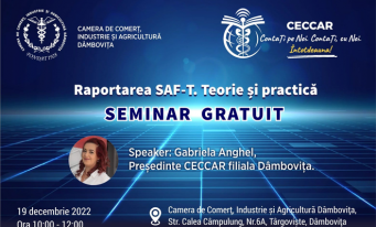 CECCAR Dâmbovița & Camera de Comerț, Industrie și Agricultură: Raportarea SAF-T. Teorie și practică
