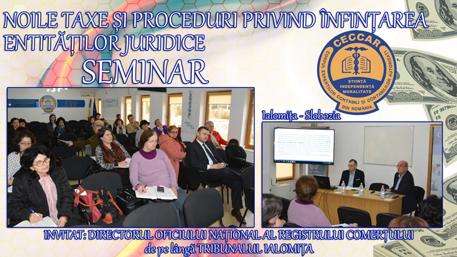 Procedurile privind înființarea entităților juridice, dezbătute la Ialomița