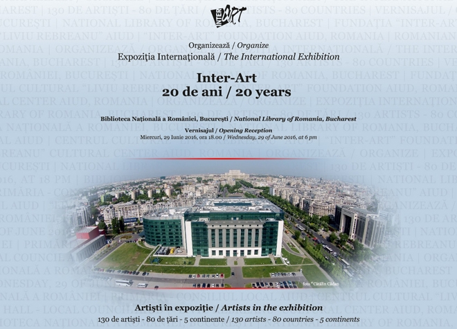 130 de artiști, 80 de țări, 5 continente – expoziția de artă contemporană Inter-Art 20 de ani