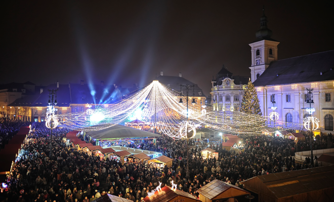 Târgul de Crăciun din Sibiu, la a X-a ediție
