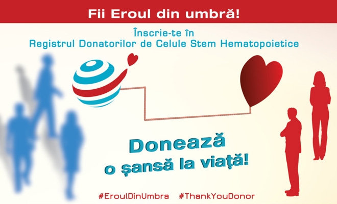 Campanie de înscriere online în Registrul Donatorilor de Celule Stem Hematopoietice