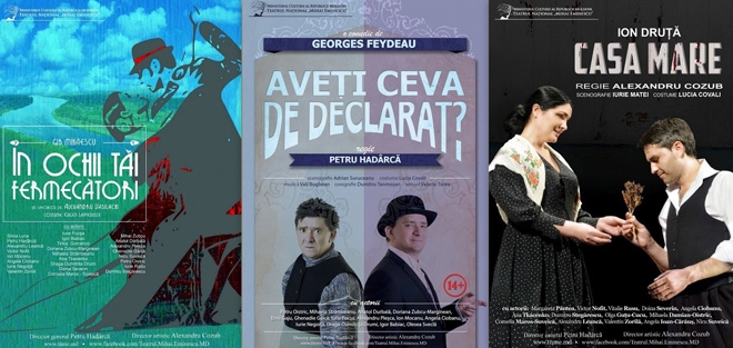 Teatru românesc la București, Iași și Chișinău