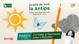 Școala de Vară la Antipa | Curioasa și fascinanta lume a fluturilor
