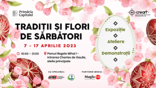 Din 12 aprilie, în Parcul Regele Mihai I, evenimentul „Tradiții și Flori de Sărbători”