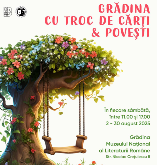 Grădina cu troc de cărți & povești la MNLR