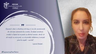 „Succesul e doar o chestiune de timp și vine din consecvență, din dorința autentică de a evolua.”