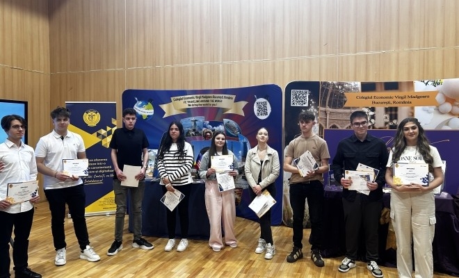 Elevii cu performanțe deosebite în domeniul financiar-contabil, premiați în cadrul etapei sectoarelor Municipiului București a Concursului de cultură și educație financiar-contabilă