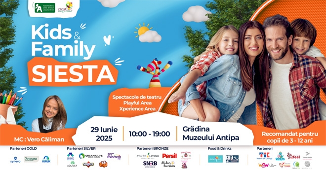 Kids & Family SIESTA revine în gradina Muzeului Antipa