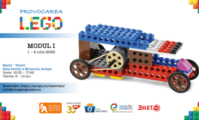Ateliere de vacanță la Muzeul Antipa – Provocarea LEGO
