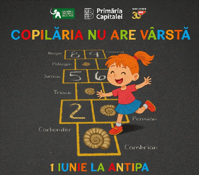 1 Iunie la Muzeul Antipa | Acces gratuit pentru copii în expoziția permanentă, în intervalul 10:00 – 19:00