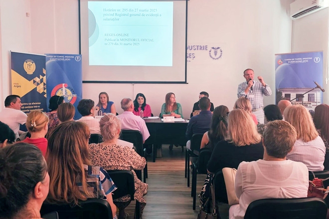 CECCAR Argeș: Dialog interinstituțional privind REGES Online, noul sistem de evidență a salariaților