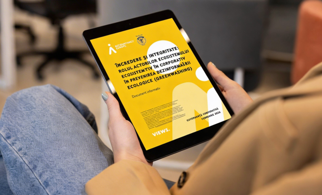 CECCAR pune la dispoziție, în limba română, documentul Încredere și integritate: rolul actorilor ecosistemului corporativ în prevenirea dezinformării ecologice (greenwashing), publicat de Accountancy Europe