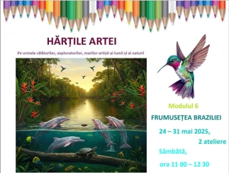 Hărțile Artei pentru copii – Modulul „MAI: Frumusețea Braziliei”