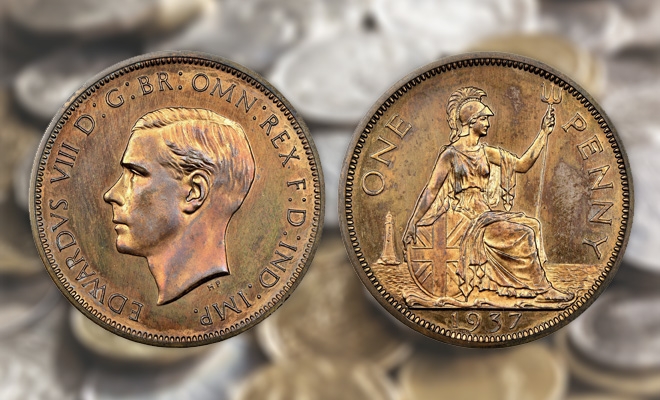 O monedă rară din aur, vândută pentru un milion de lire sterline