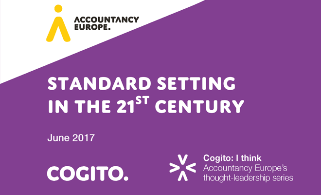 Normalizarea în secolul al XXI-lea – un nou document Cogito, publicat de Accountancy Europe