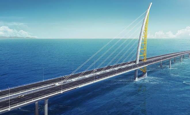 Unul din cele mai lungi poduri maritime din lume a fost inaugurat în Kuweit