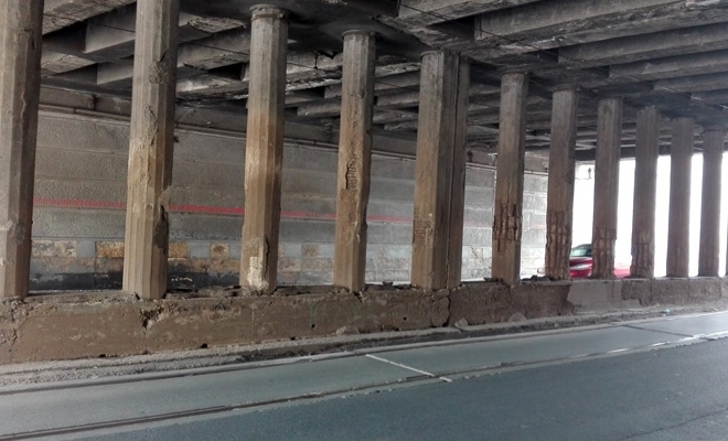 CFR SA: Lucrările de reparaţii şi consolidare la Podul Constanţa, finalizate în proporţie de 32%