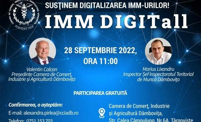 CECCAR Dâmbovița: Digitalizarea, soluția pentru creșterea performanțelor IMM-urilor